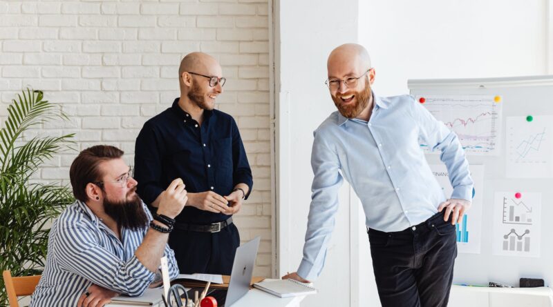 businessmen inside an office